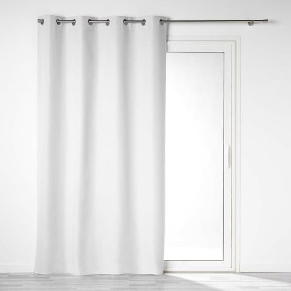 EYELET gardin 140 x 260 CM 100 % BLACKOUT/UNITED MICROFIBER OBSCURE WHITE