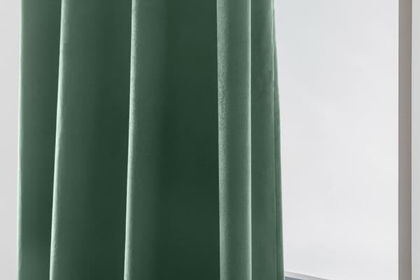 Samettiverho rei'illä 140x250 pistaasi, pimentävä