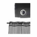 Miniatyrbillede 3 af 3: Gardin 140 x 260 cm rist Sort (6 enheder)