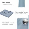 Miniatyrbillede 5 af 5: Gardin TODAY  Essential Denim 140 x 240 cm
