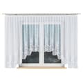 Miniatyrbillede 6 af 6: BERENIKA - Færdigfremstillet jacquardgardin med underskæring forneden - 530x160 cm - hvid