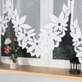 Miniatyrbillede 5 af 6: JADWIGA - Færdigfremstillet jacquardgardin med underskæring forneden - 300x160 cm - hvid