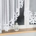 Miniatyrbillede 2 af 6: JADWIGA - Færdigfremstillet jacquardgardin med underskæring forneden - 300x160 cm - hvid