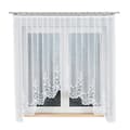 Miniatyrbillede 6 af 6: BERENIKA - Færdigfremstillet jacquardgardin med underskæring forneden - 300x170 cm - hvid