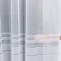 Miniatyrbillede 4 af 7: ZOJA - Færdigfremstillet jacquardgardin med lige bund - 400x160 cm - hvid