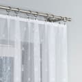 Miniatyrbillede 5 af 6: KAROLINA - Færdigfremstillet jacquardgardin med underskæring forneden - 400x170 cm - hvid