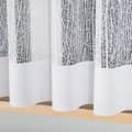 Miniatyrbild 3 av 9: WIKTORIA - Färdig jacquardgardin med rak botten - 410x160 cm - vit