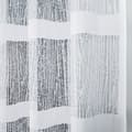 Miniatyrbild 4 av 9: WIKTORIA - Färdig jacquardgardin med rak botten - 410x160 cm - vit