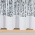 Miniatyrbild 7 av 9: WIKTORIA - Färdig jacquardgardin med rak botten - 410x160 cm - vit