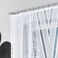 Miniatyrbillede 4 af 8: ROZALIA - Færdigfremstillet jacquardgardin med et snit forneden - 250x140 cm - hvid
