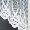 Miniatyrbillede 5 af 7: GOSIA - Færdigfremstillet jacquardgardin med underskæring forneden - 250x120 cm - hvid