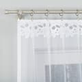 Miniatyrbillede 4 af 5: BASTIA - Færdigfremstillet jacquardgardin med underskæring forneden - 280x130 cm - hvid