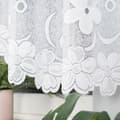 Miniatyrbild 3 av 6: RENATA - Färdig jacquardgardin med underskärning nedtill - 400x150 cm - vit
