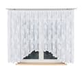 Miniatyrbillede 6 af 6: SONIA - Færdigfremstillet jacquardgardin med underskæring forneden - 450x160 cm - hvid