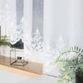 Miniatyrbild 3 av 6: ŻANETA - Färdig jacquardgardin med underskärning nedtill - 450x175 cm - vit
