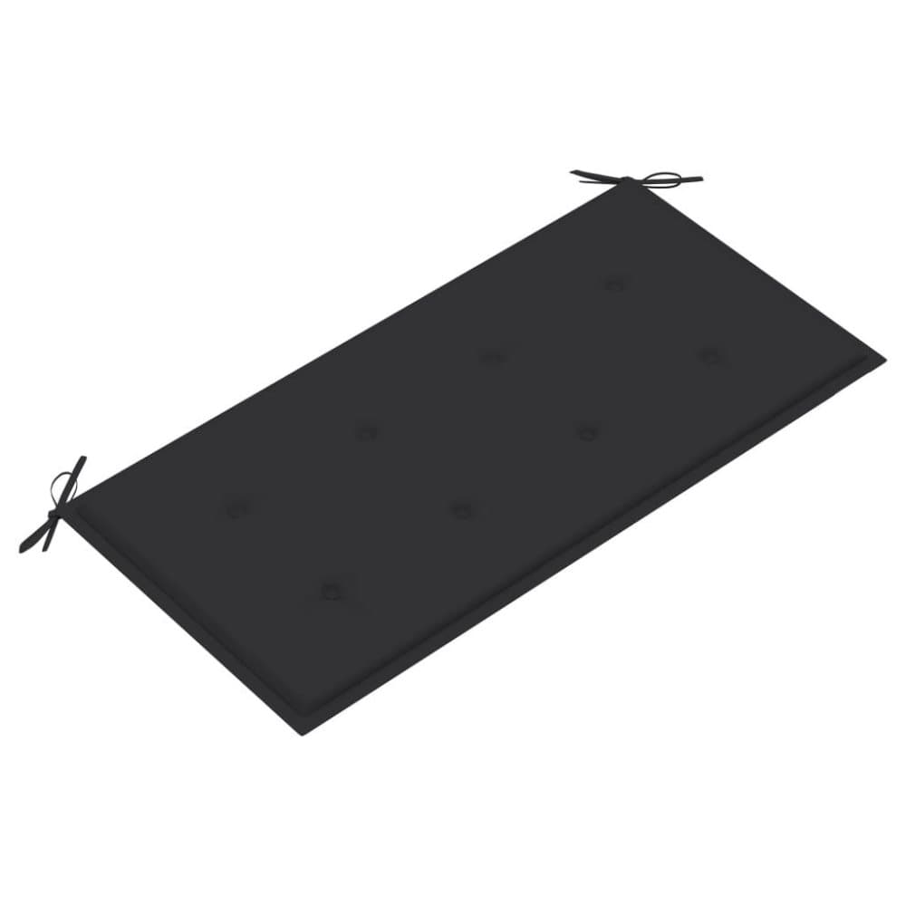 vidaXL Bänkdyna för trädgården 100x50x3 cm antracit