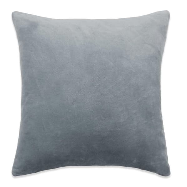 vidaXL Kuddfodral 4 st tyg grå 40x40 cm