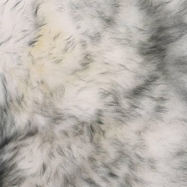 vidaXL Sittdynor 2 st mörkgrå melange 40x40 cm äkta fårskinn