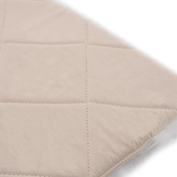 vidaXL Sittdynor 2 st vit 40x40 cm äkta fårskinn