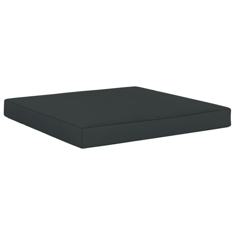 vidaXL Dyna till pallsoffa bomull 60x61,5x6 cm antracit tyg