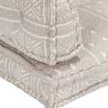 Miniatyrbillede 3 af 9: vidaXL hynde til pallesofa stof patchwork lysebrun