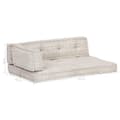 Miniatyrbillede 5 af 9: vidaXL hynde til pallesofa stof patchwork lysebrun