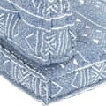 Miniatyrbillede 3 af 9: vidaXL hynde til pallesofa stof patchwork indigo