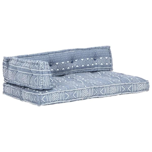 vidaXL hynde til pallesofa stof patchwork indigo