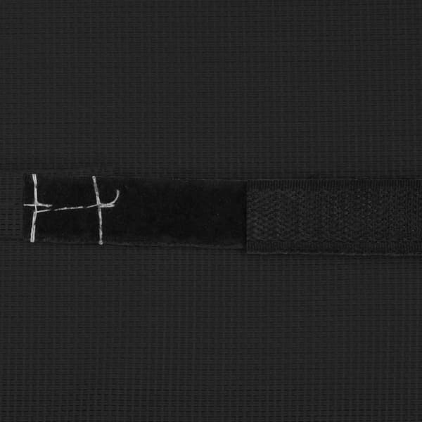 vidaXL Nackstöd till solstol svart 40x7,5x15 cm textilene