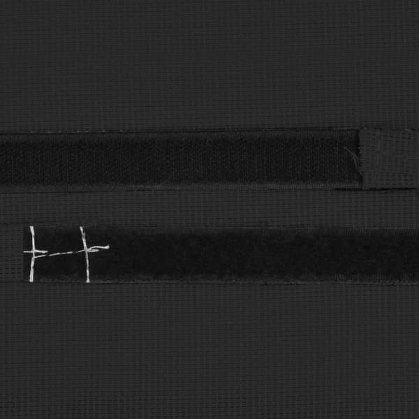 vidaXL nakkestøtte til havestol 40x7,5x15 cm textilene sort