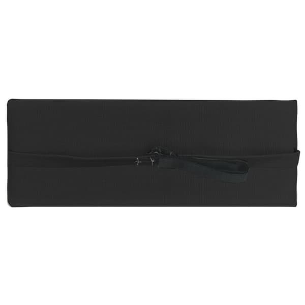 vidaXL nakkestøtte til havestol 40x7,5x15 cm textilene sort