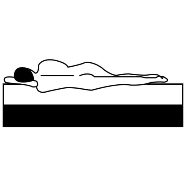 vidaXL Bäddmadrass 90x200 cm viskoelastiskt minnesskum 6 cm