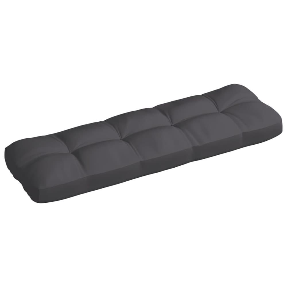 vidaXL Trädgårdsdyna antracit 120x40x12 cm tyg