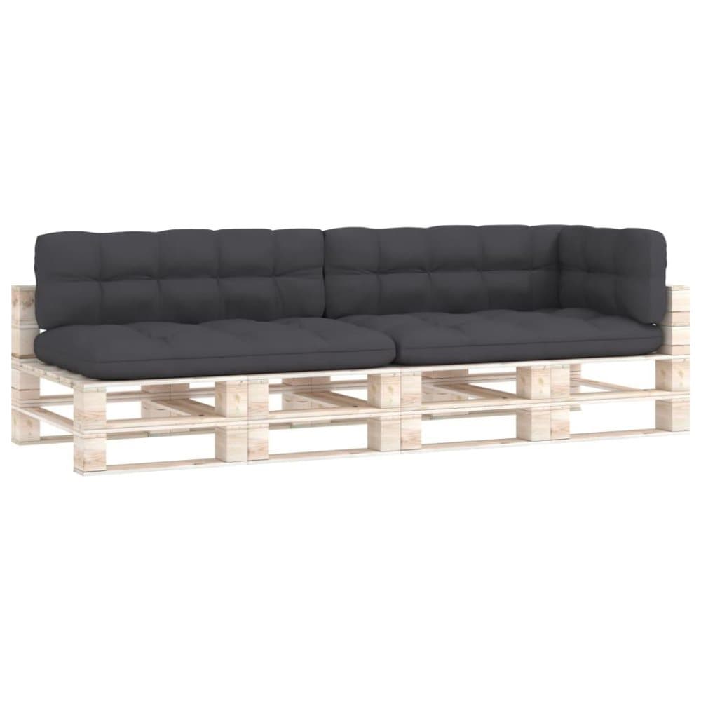 vidaXL Dynor till pallsoffa 5 st antracit