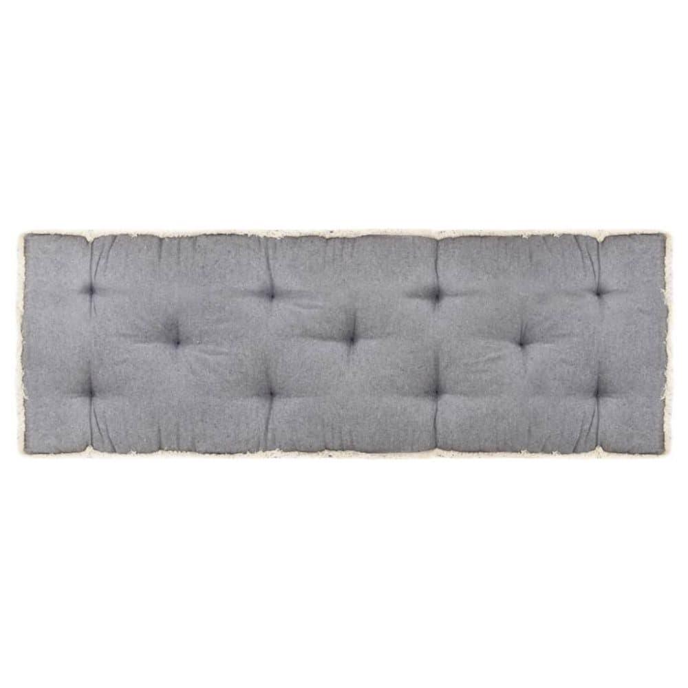 vidaXL Dyna till pallsoffa antracit 120x40x7 cm