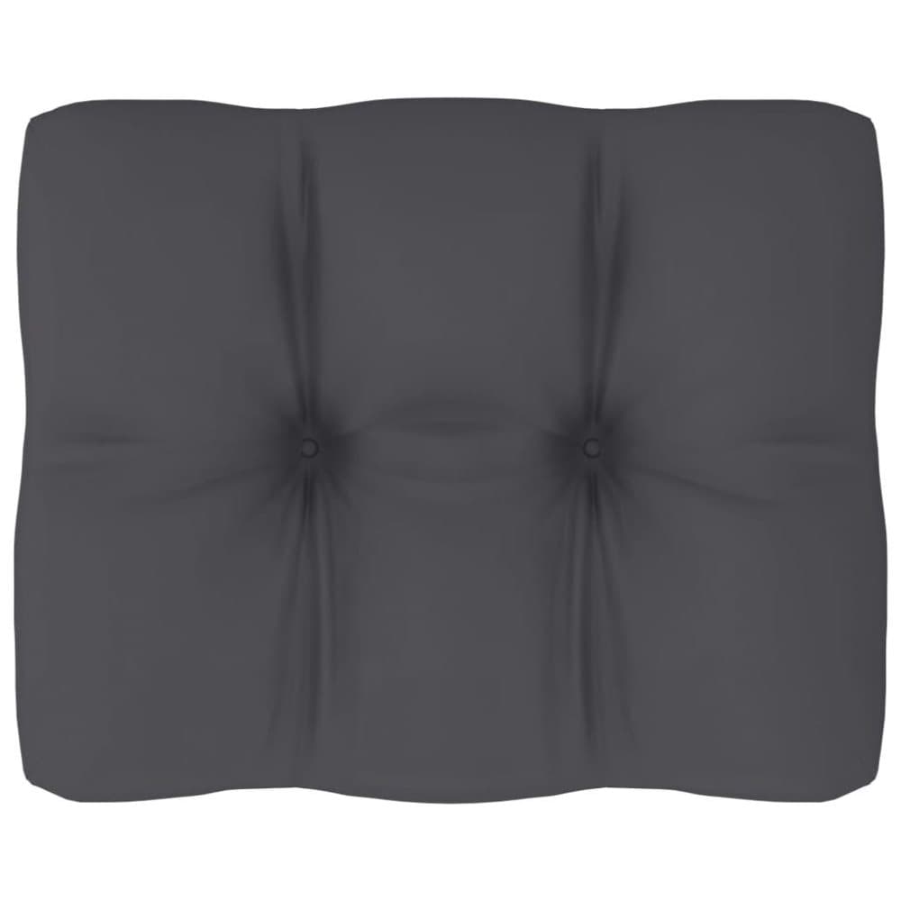 vidaXL Dyna till pallsoffa antracit 50x40x10 cm