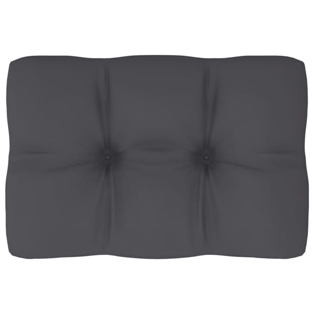 vidaXL Dyna till pallsoffa antracit 60x40x10 cm