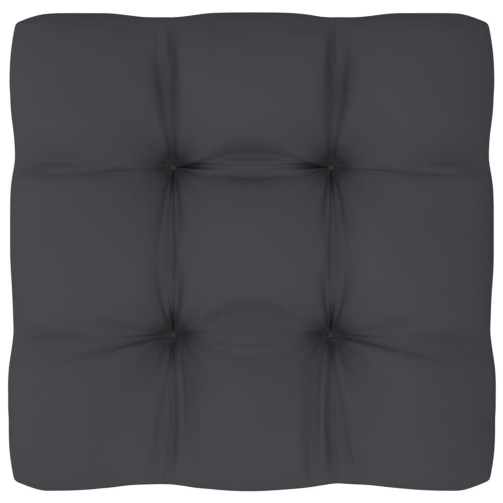 vidaXL Dyna till pallsoffa antracit 70x70x10 cm
