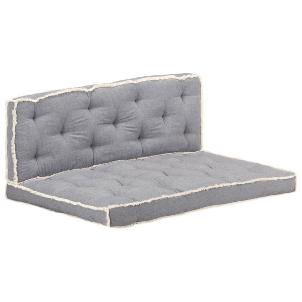 vidaXL Dynor till pallsoffa 2 delar antracit