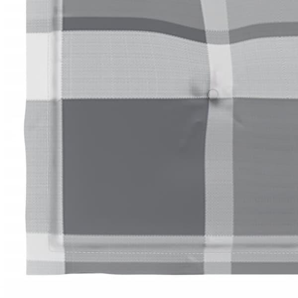 vidaXL hynder til havestol 4 stk. 40x40x3 cm oxfordstof gråternet
