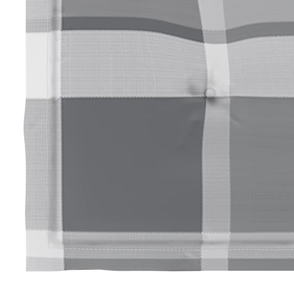 vidaXL hynder til havestol 2 stk. 50x50x3 cm oxfordstof gråternet