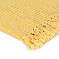 Miniatyrbillede 5 af 5: vidaXL plaid 220 x 250 cm bomuld sennepsgul
