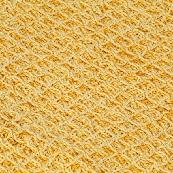 vidaXL plaid 220 x 250 cm bomuld sennepsgul