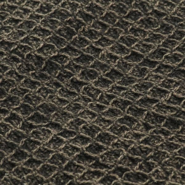 vidaXL Filt bomull 160x210 cm antracit/brun