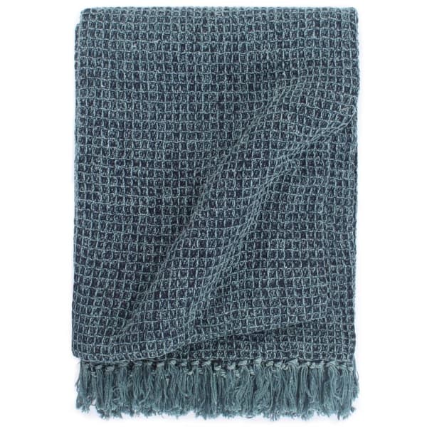 vidaXL Filt bomull 125x150 cm indigo