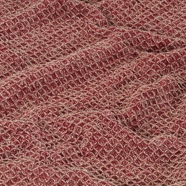 vidaXL Filt bomull 160x210 cm vinröd