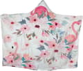 Miniatyrbild 1 av 3: Plush Filt Pläd med Flamingo och Blommor ca 150 cm x ca 125 cm