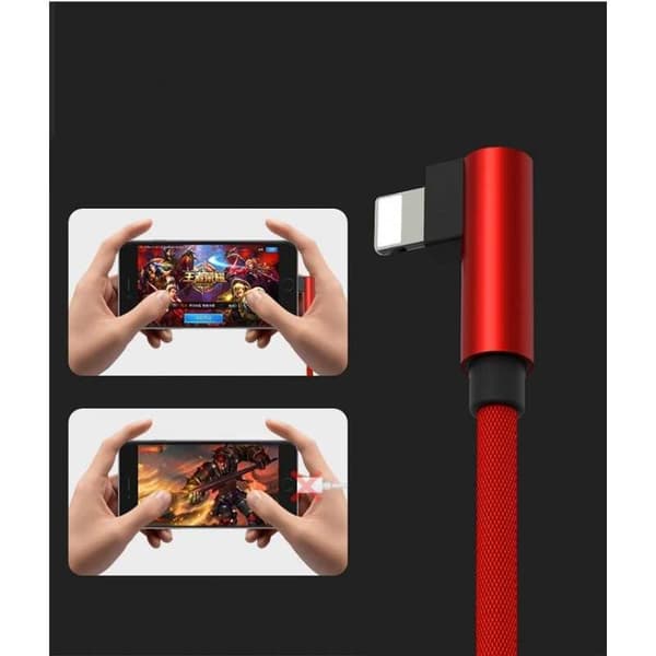 3m Holdbart Flettet Metallisk Lightning Kabel Quick Charge 3.0