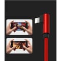 Miniatyrbild 7 av 11: 3m Slitstark Flätad Metallic Lightning Kabel Quick Charge 3.0