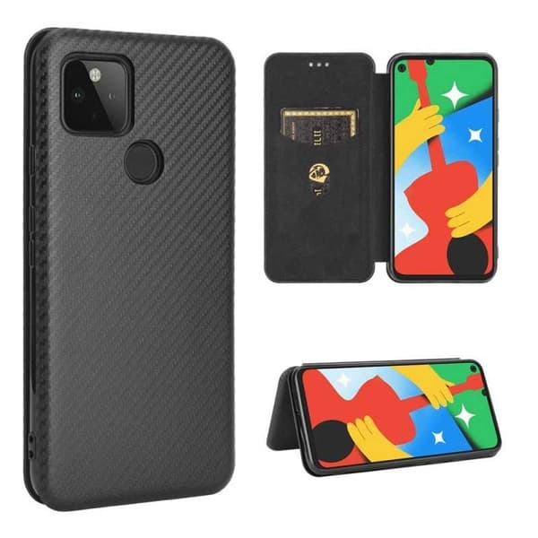 Google Pixel 5 Flip Case -korttipaikka CarbonDreams